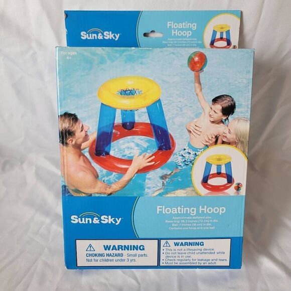 Sun & Sky floating hoop and a ball 28.3in. Ball 7in. - Picture 1 of 4